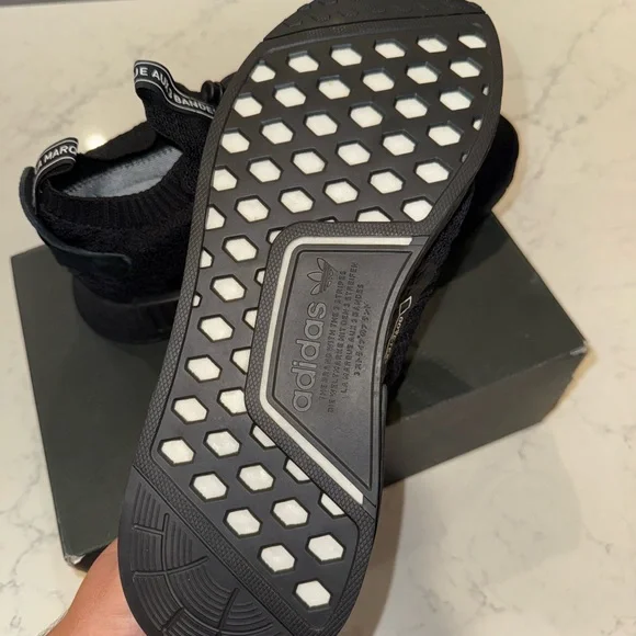 Adidas NMD R1 Triple Black Sneakers - Picture 3 of 5